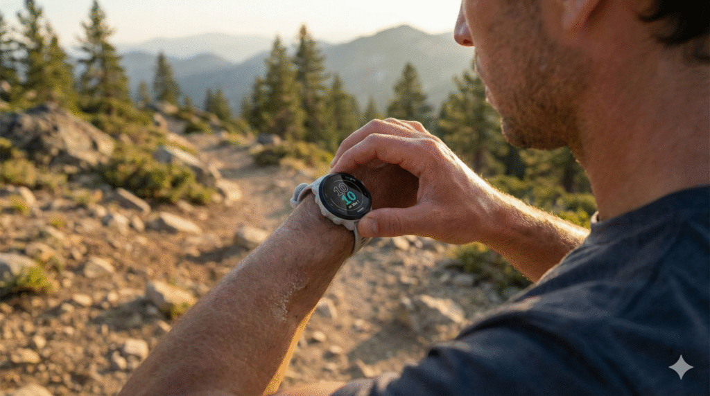 👉 Reloj GPS Garmin Forerunner 55 para trail running en montaña